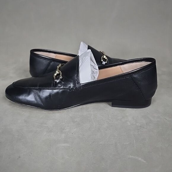 Coach Black Leather Loafers - Picture 9 of 13